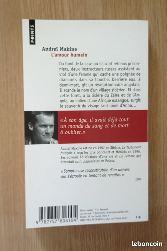 L'Amour humain par Andreï Makine (image 3)