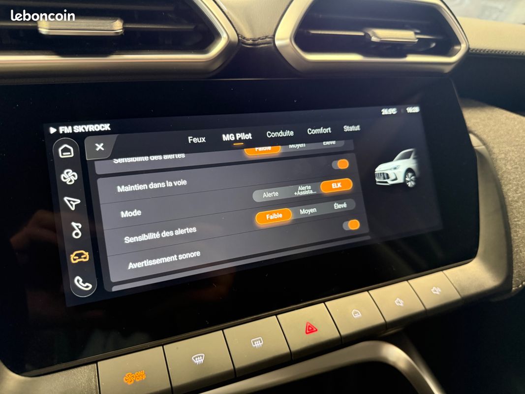 MG ZS 1.5 HYBRID+ 197Ch LUXURY 1.83KWH COMFORT - APPLE CARPLAY - GARANTIE 7 ANS (image 30)