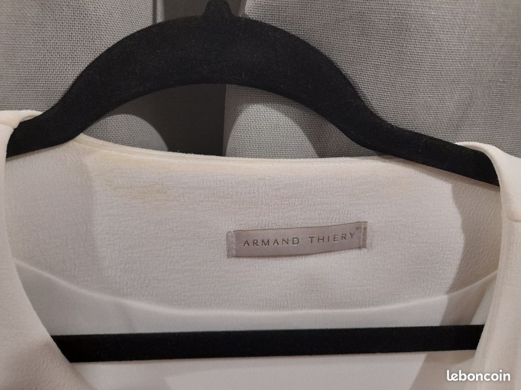 Veste boléro blanc ARMAND THIERY T46 (image 3)