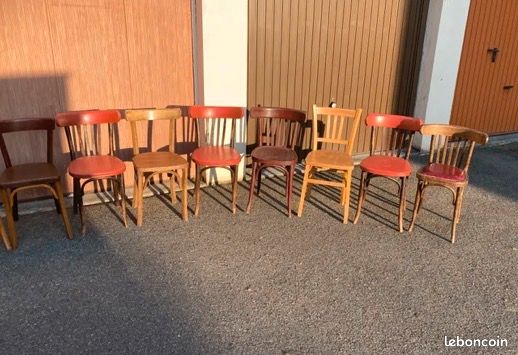 Chaise de Bistrot dépareillées vendu à l’unité (image 2)