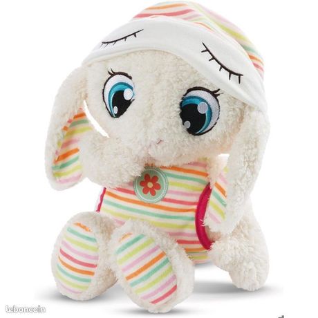 NICI Coussin Peluche Joala Le Mouton Somnoleur - Oreiller Doux Pour Enfants Et Bébés - Collection Schlafmützen