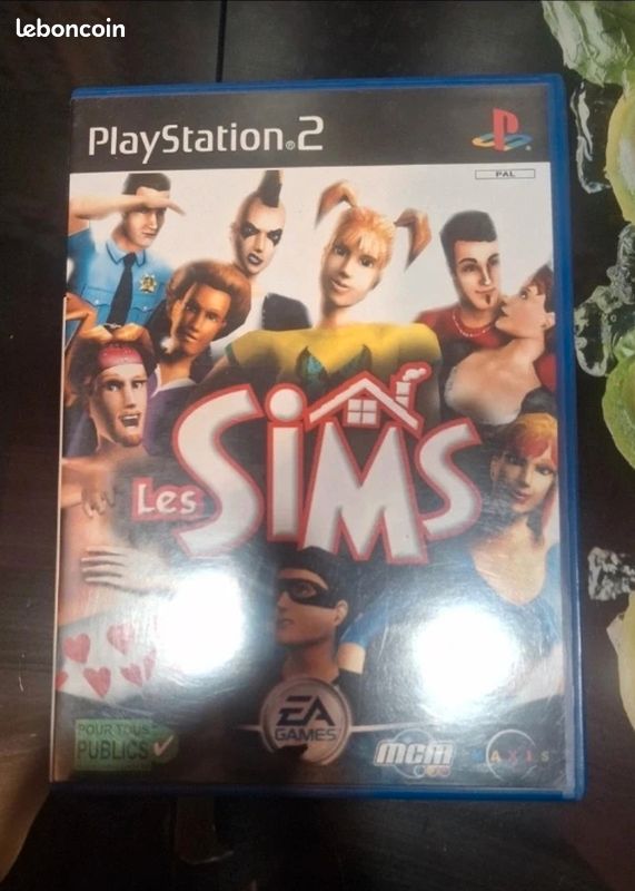 Les Sims 1 Complet Sur PlayStation 2 (PS2) - Version Française, Bon état
