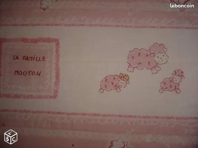 Parure bébé - Petits draps rose (image 2)