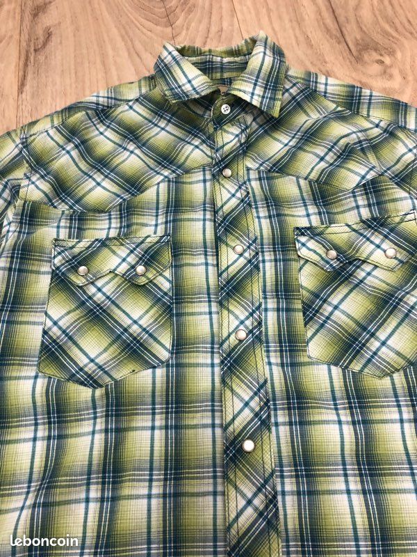 CHEMISE COUPE COWBOY WRANGLER travail rodéo