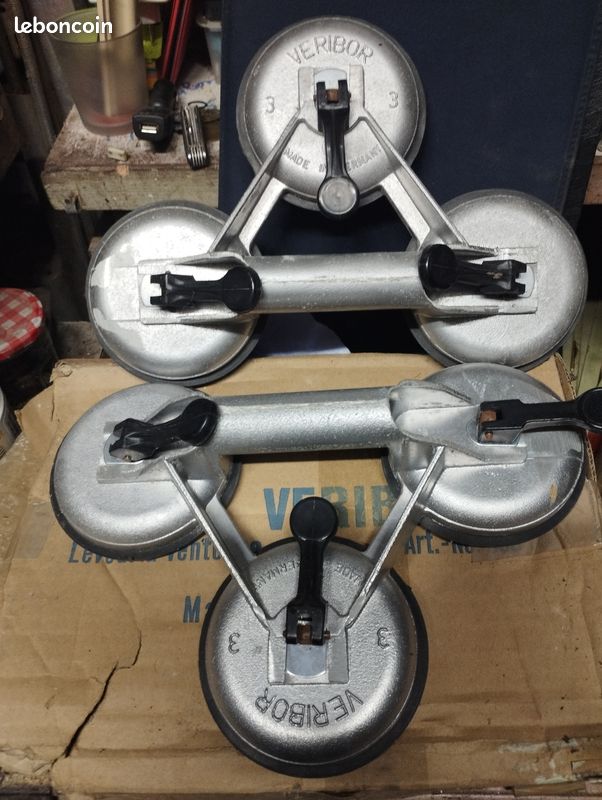 Extracteur fenêtre ventouse capacité de levage 150 kg 120 mm