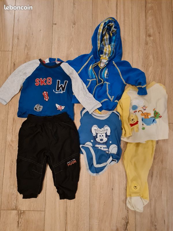 Vetements bebe 12 mois - lot 13 Garçon (image 1)