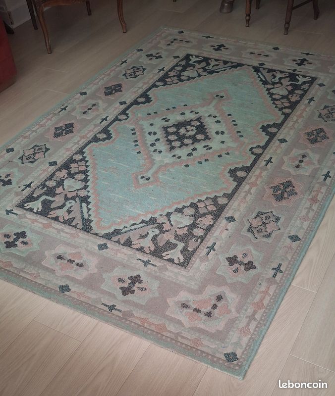Patchwork Teppich Lila Türkis Gelb in 250x160cm (1001-883 Patchwork Teppich Lila Türkis Gelb in 250x160cm (1001-883