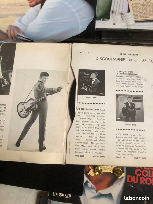 Lot Johnny Hallyday CD Musique