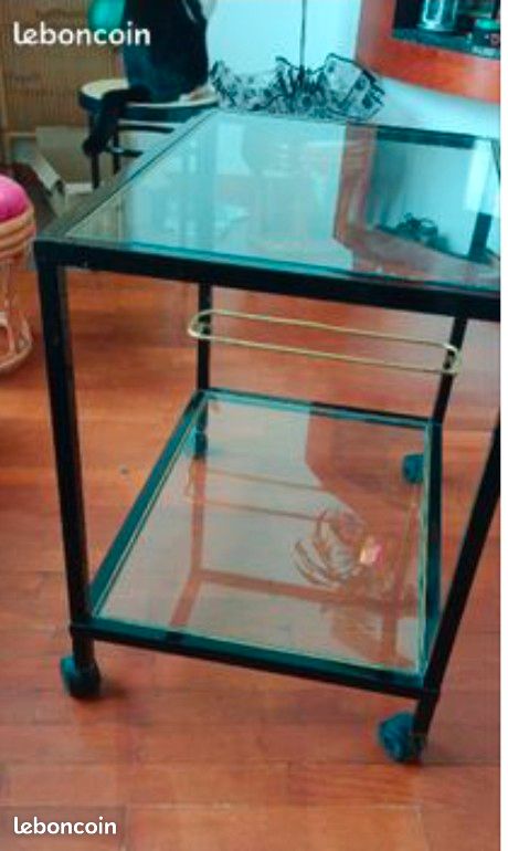 Desserte de Bar en métal et verre (image 3)