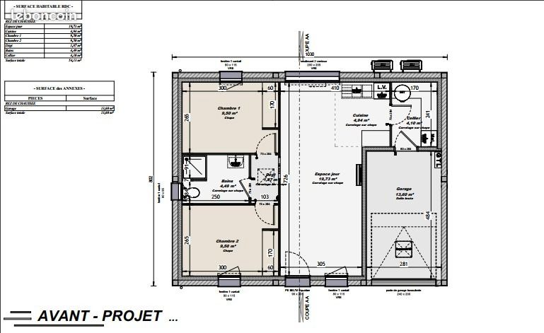 Maison 2 pièces 50 m² · à Préval · 50 m² · 146 800 €