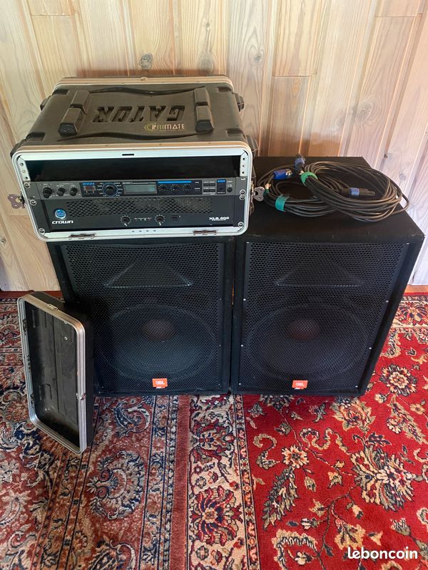 Amplificateur Auto JBL Crown BPX 2200, 2 Canaux, Classe D, Neuf Sous Emballage