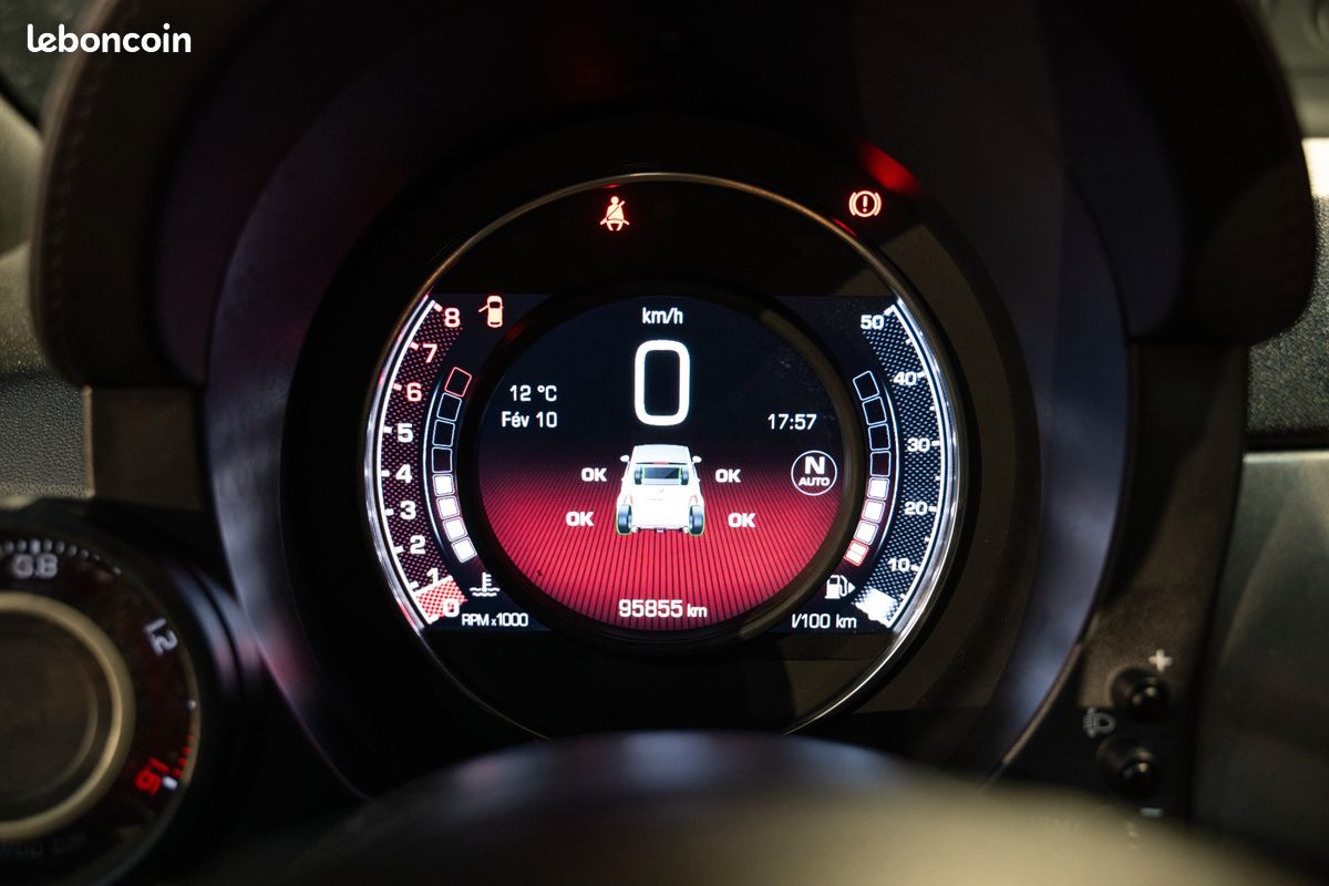 Abarth 500 cabriolet 595 1.4 t-jet 165cv turismo bva (image 8)