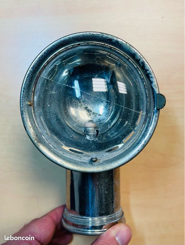 LAMPE ANCIENNE DE vélo à carbure Herm RIEMANN'S modèle PICCOLO