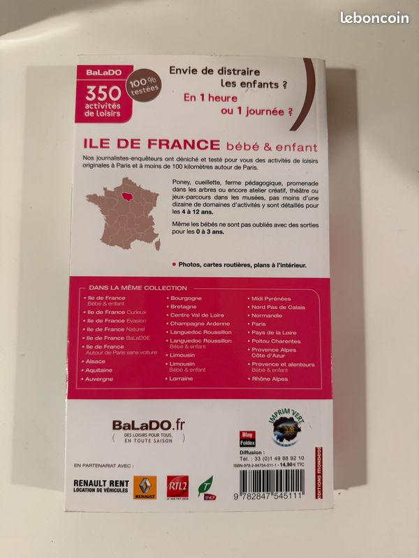 Livre - Balado - Activité bébé & enfant en Ile de France (image 2)