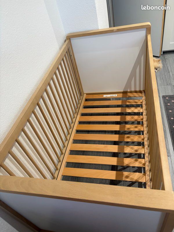 Ensemble de meubles pour chambre de bébé, armoire et lit (image 2)