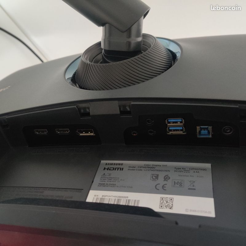 Ecran Incurvé 27" 144Hz 1440p Samsung (image 4)