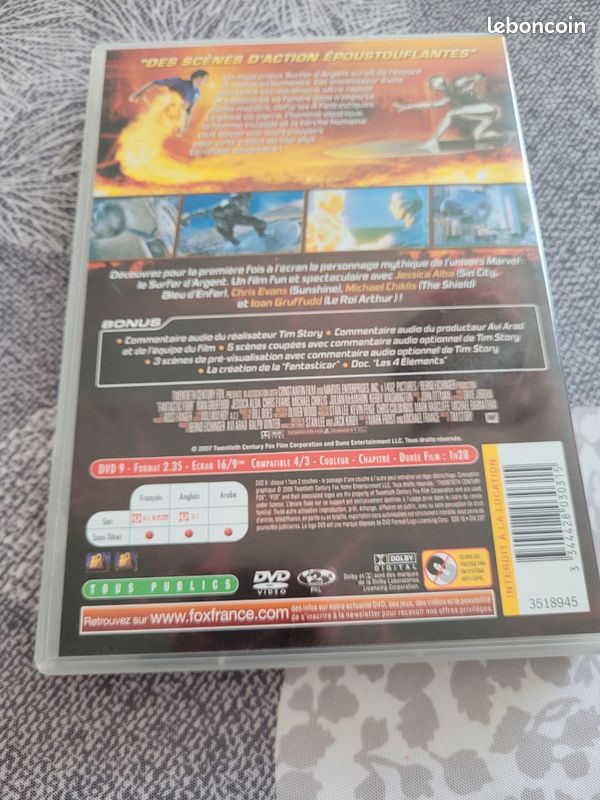 Dvd les 4 fantastiques (image 2)