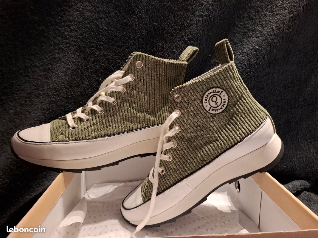 Basket Montante Baskets Rosemetal Baskets Montantes Femme Rose