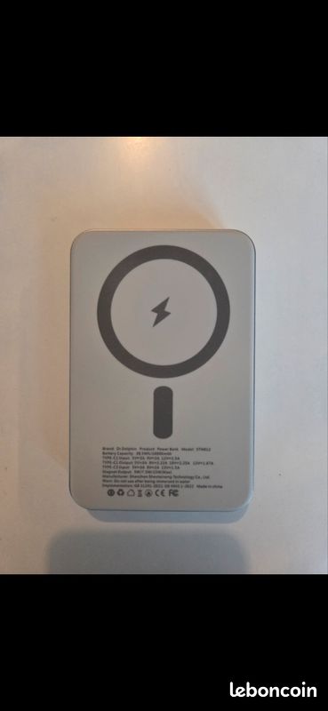 Batterie de secours power bank 10.000 mAh magsafe neuve (image 3)