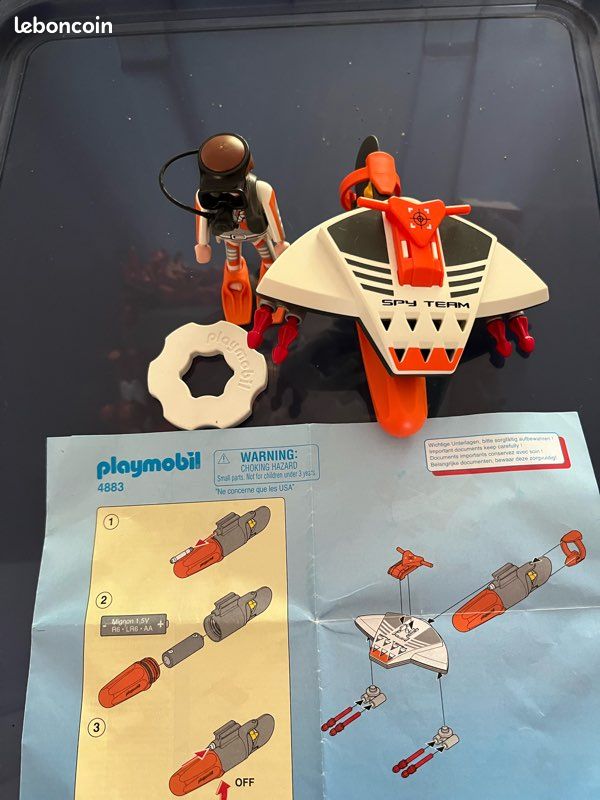 Playmobil plongeur torpille top agent 4883 (image 7)
