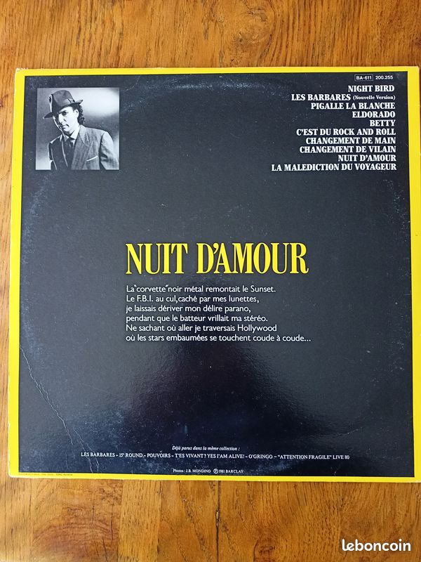 Vinyl bernard lavilliers (image 2)