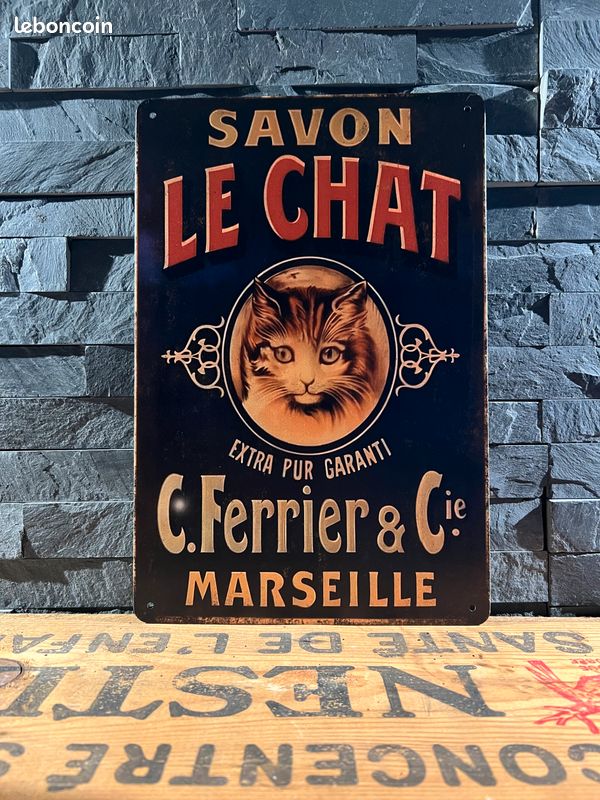 Thermomètre émaillé Savon Le Chat