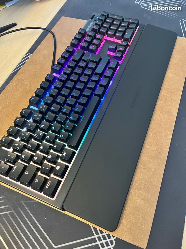 Clavier gameur STEELSERIES APEX 3, Illumination RVB (image 1)
