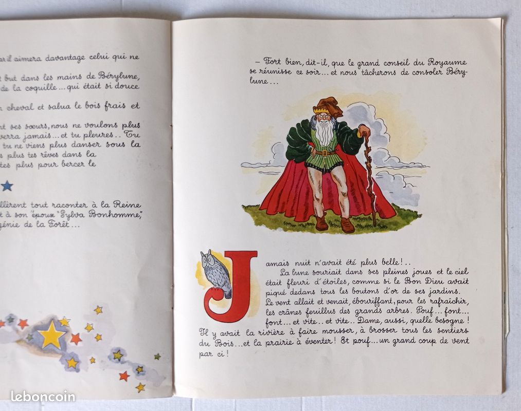"Bérylune: Histoire d'une fée" Auteur Mireille Pradier, Illustrations Guy Sabran 1944 (image 6)