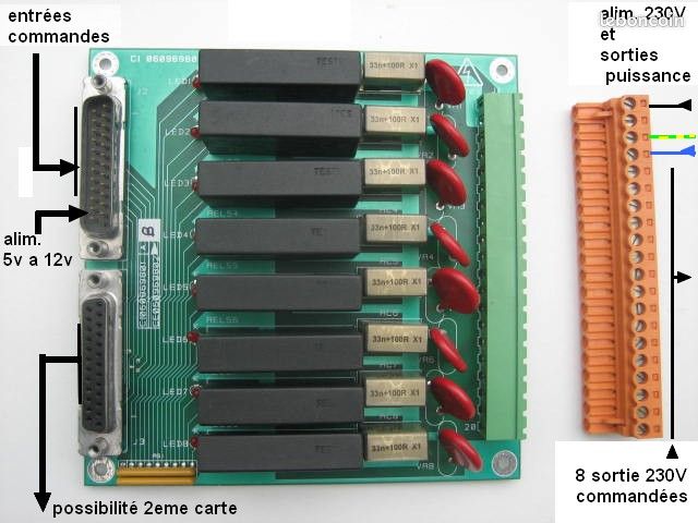 Carte de commande a relais statique (image 2)