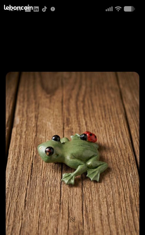 Oscr Heymn Broche grenouille en or vec dimnts de 7,27 crts En