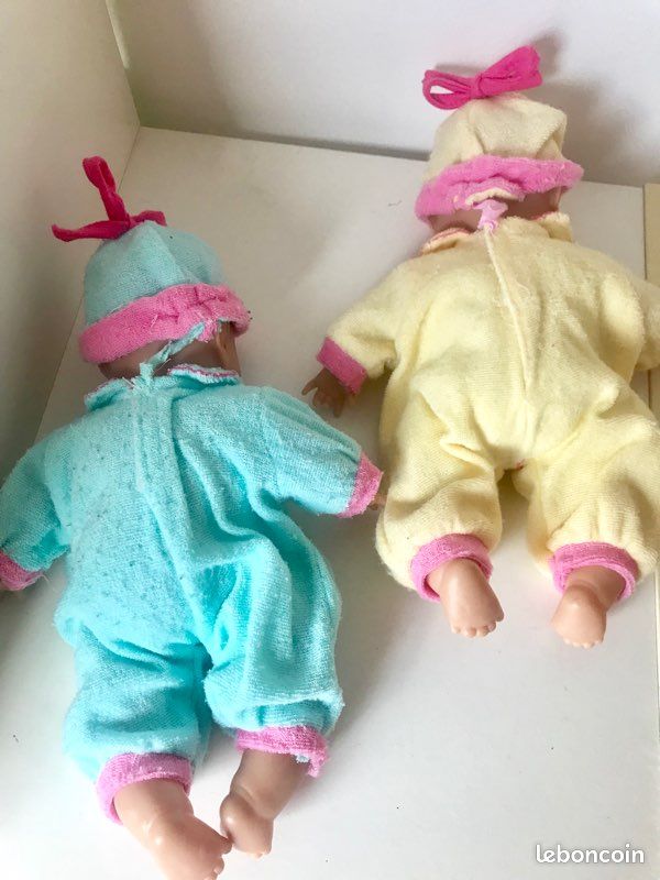 2 bébés jumeaux très mignons habillés mattel (image 2)