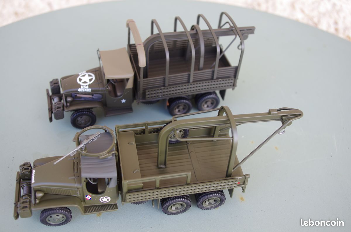 Miniature Militaire Solido 1/50 GMC MAXSON 1944 - Tourelle 4 Affûts, Vert, Collection