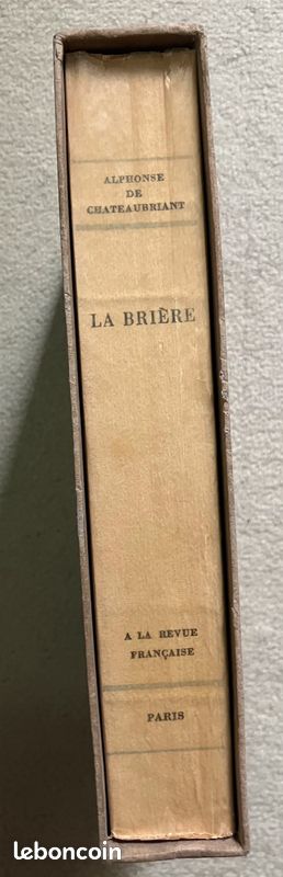 LA BRIERE. von DE CHATEAUBRIANT ALPHONSE: bon Couverture rigide (1980) | Le-Livre