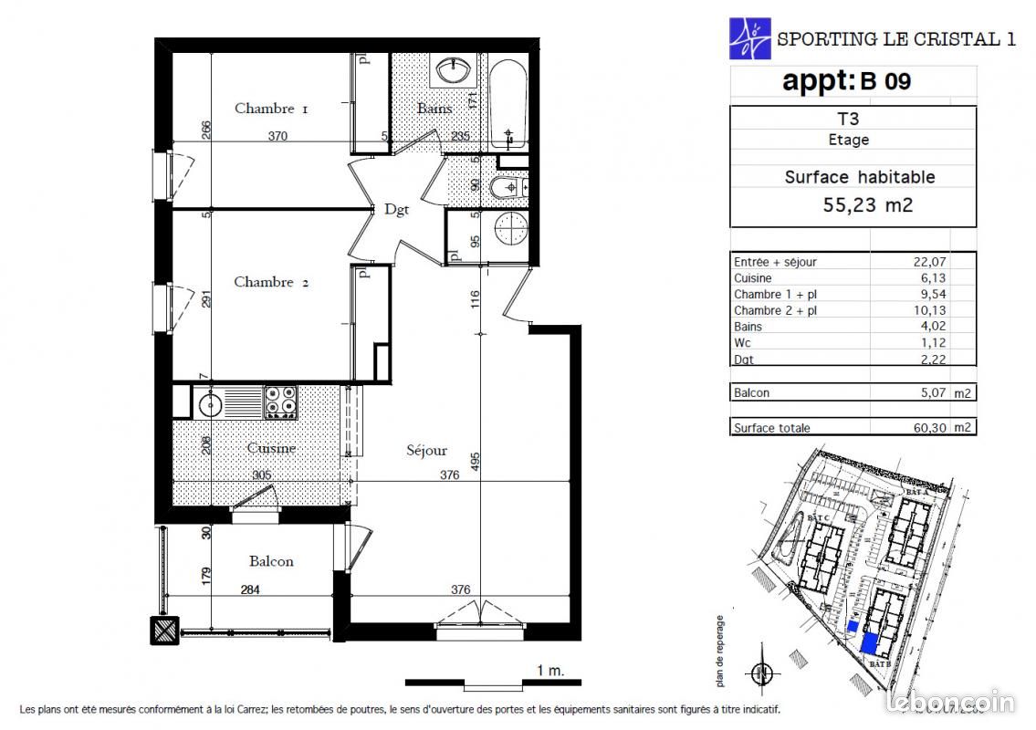 Appartement 3 pièces 55 m² - Miramont-de-Guyenne 47800 (image principale 9)