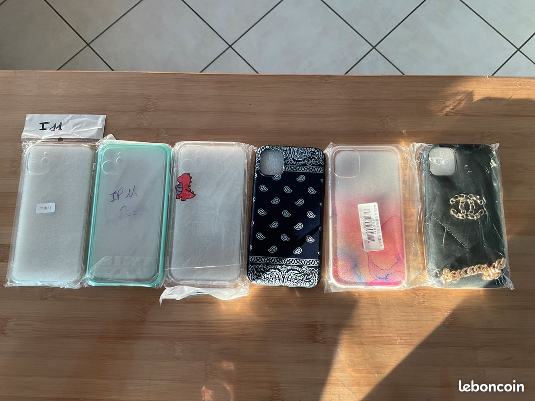 Lot de 6 coques pour iPhone 11 (image 1)