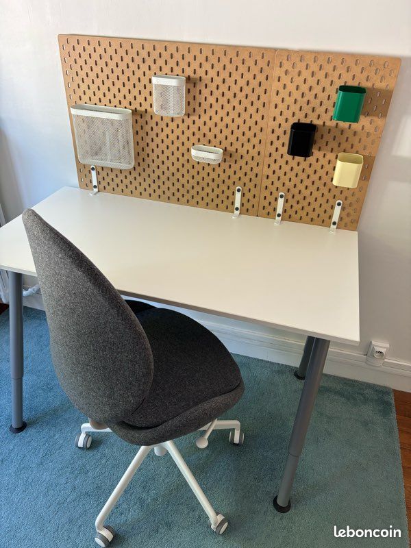 Ensemble bureau et chaise IKEA (image 2)