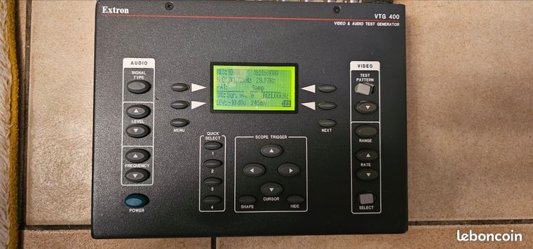 Extron VTG 400 Video Audio Test Pattern Generator VTG 400