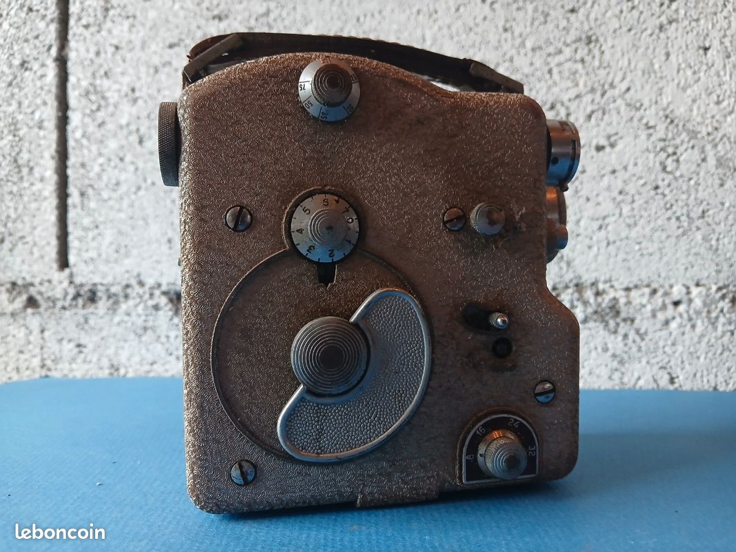 Caméra 8 mm vintage avec objectif SOM Berthiot – Années 50 – Très déco - Photo, audio & vidéo