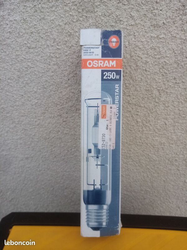 Osram HQI-E 250 W/N/SI Powestar – Lampe à Décharge Haute Intensité E40 250W Pour Éclairage Professionnel