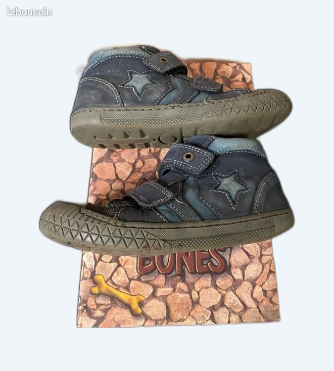 Chaussures garçon à scratch Stone and Bones P29 (image 1)