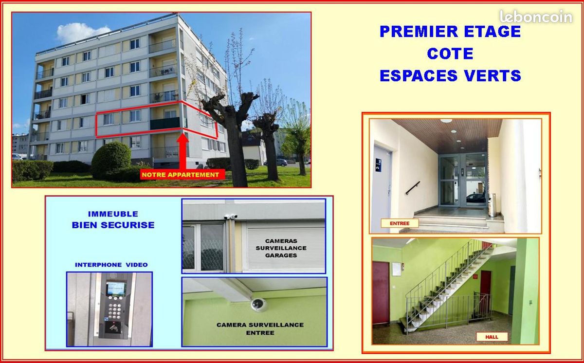 Appartement 4 pièces 80 m² · à Contrexéville · 80 m² · 68 500 €