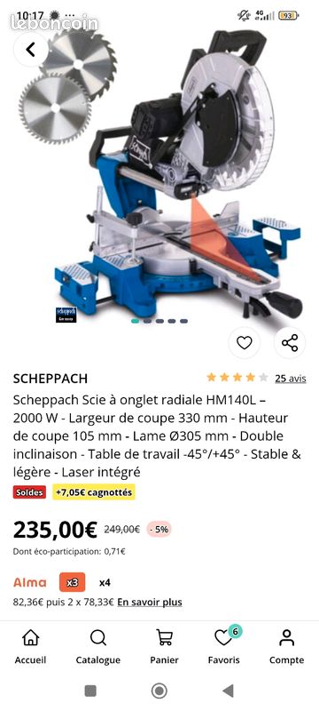 Scie à onglet (image 1)