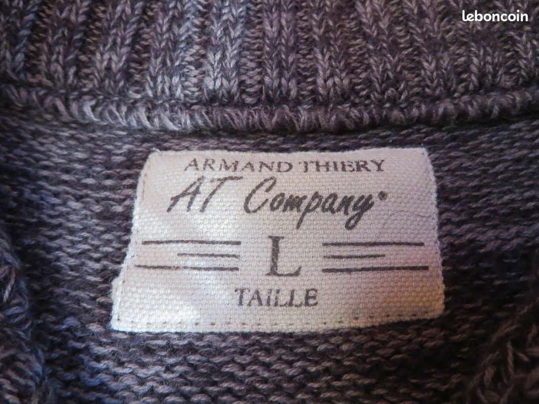 Pull Armand Thiery, Marron, taille L, Neuf (image 7)