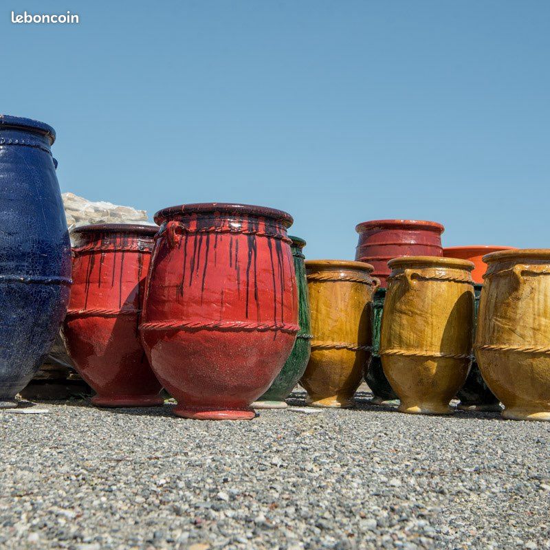 POTERIE GRANGE IVOIRE lin belge simili standard 26 x 20 NEUF