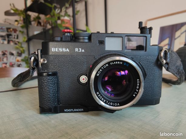 Boîtier Voigtländer Bessa-R3A – Appareil Photo Argentique Noir – Occasion