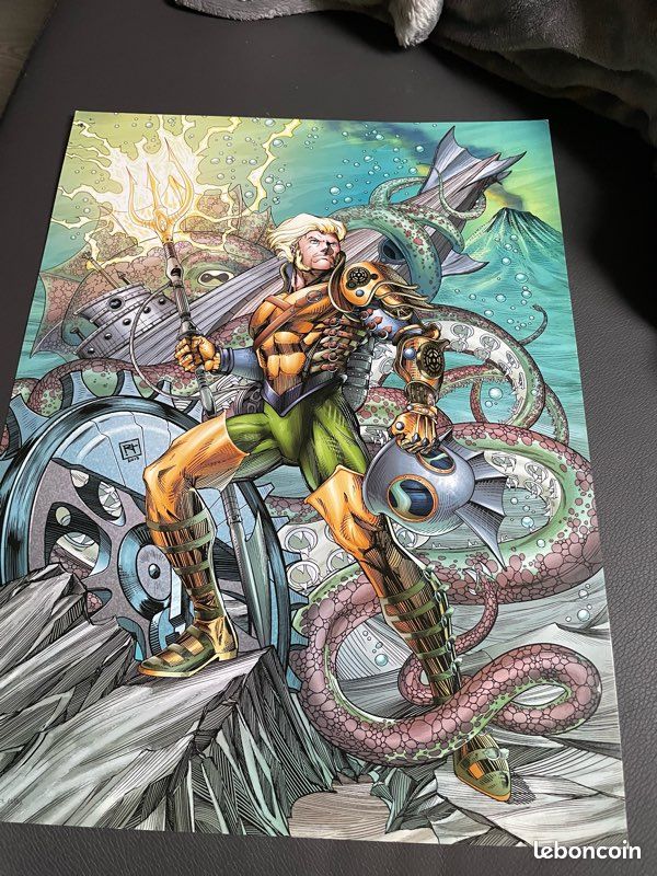 Poster Cartonné Réversible Marvel DC Comics 2015 (image 4)