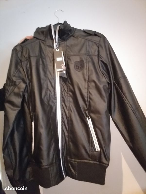 Vend blouson style veste semi cuir (image 1)