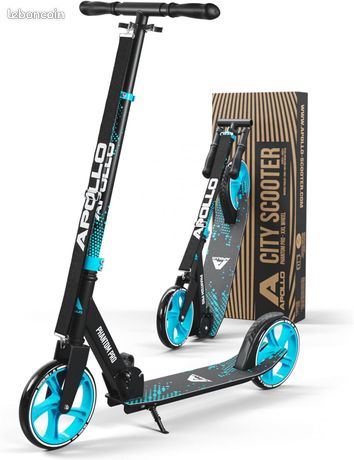 Trottinette Apollo Phantom Pro - Roues XXL 200mm - Pliable Et Réglable - Pour Adultes Et Enfants - Ville Et Freestyle