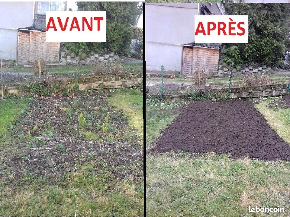 Bêchage, semis, entretiens jardins et potagers Services de jardinerie — free download