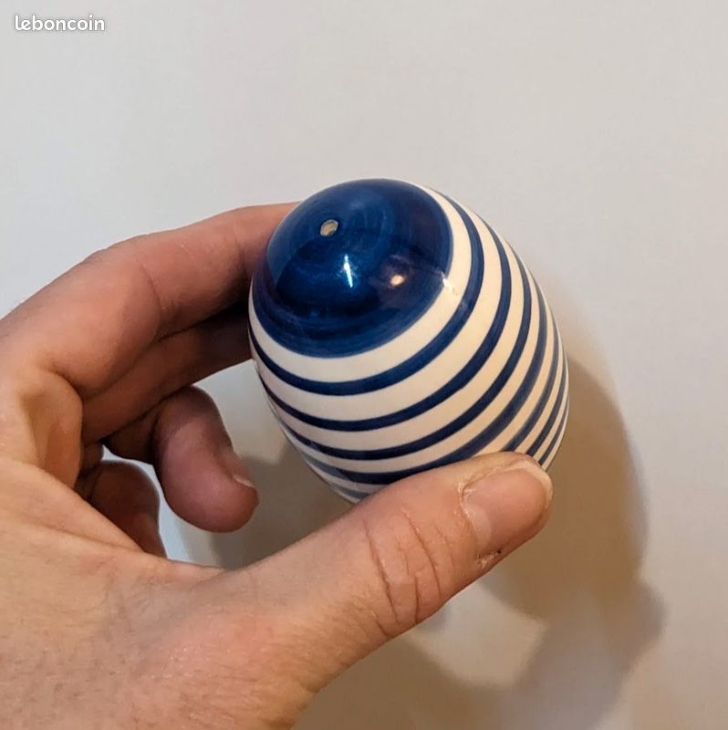 Salière ou poivrière bleue/blanc Sagaform (image 2)
